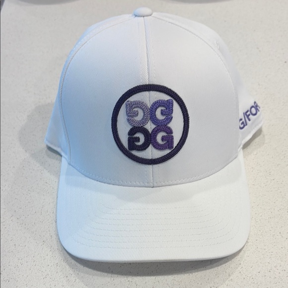 g fore | Accessories | Nwt Gfore 1 White And Purple Golf Hat | Poshmark